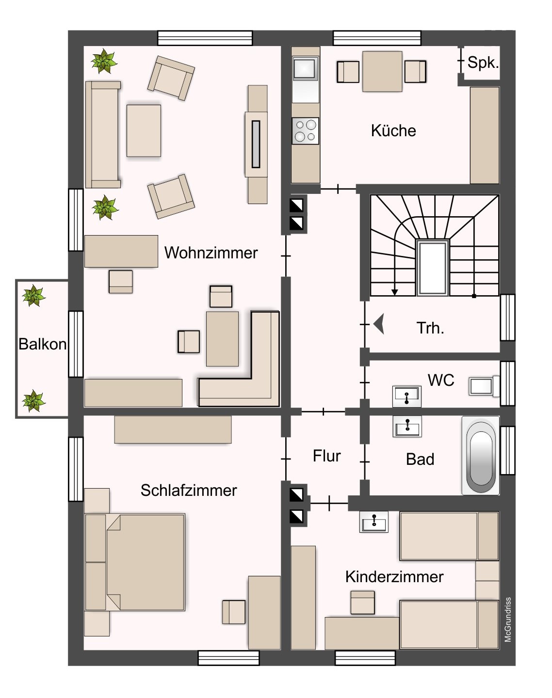 Grundriss OG